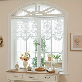 Resim Kadife Kenarlı Şık Beyaz Şeffaf Perdeler - Çubuk Cep Tasarımı, Asılması Kolay, Oturma Odası ve Yatak Odası Dekoru İçin Mükemmel, Oturma Odası Perdeleri | Çiçek Nakışlı | Şeffaf Perdeler, Oturma Odası Perdeleri 