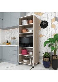 Resim Kenzlife fırın dolabı müzeyyen crd 180*65*50 mutfak XLARGE ayaklı banyo kiler ofis 