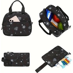 Resim Oldfriend Krem Beyaz 3 Adet Bxboat Kız Sırt Çantası Seti Okul Gezi Laptop Krem-beyaz 