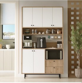 Resim Robin Home Lounge Kahve Köşesi Çok Amaçlı Dolap Mutfak Dolabı 