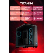 Resim Game Garaj Titan S4 Amd Ryzen 7 9800X3D 64GB Ram 2tb SSD RTX5090 360MM Sıvı Soğutma Freedos Oyuncu Tavsiye Sistem 