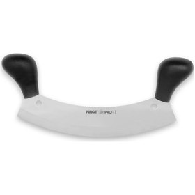 Resim 71120 Profi Kıyma, Pizza Satır, Zırh Bıçağı 26 Cm - Siyah Çift Saplı Diğer 