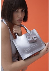 Resim Unıted Colors Of Benetton Kadın El Çantası C.bnt 1450 GÜmüş 