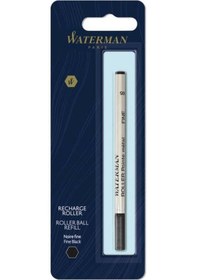 Resim Waterman Roller Kalem Yedeği Fine Siyah Tekli Blister Roller Kalem Refili 