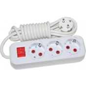 Resim Kuzgun Ticaret Asel Priz 3 Lü 3 mt Anahtarlı 