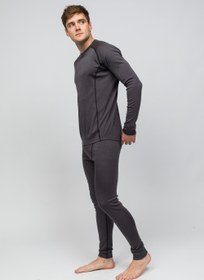Resim 2'li Takım Thermawool Merino Yünü Termal İçlik 195 gr Antrasit 