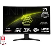 Resim Msı 27 Mag 274cqf 2560x1440 Wqhd Curved 1500r Rapıd Va 180hz 0.5ms Gtg Adaptıve-sync Sıyah Gamıng Monıtor 