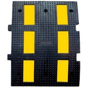 Resim İleri Trafik Kauçuk Hız Kesici 6 Bantlı, Yol Kasisi 60 x 50 x 4,5 cm 