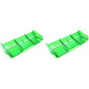 Resim Healeele 2x,1:8 Rc Rc Plastik Naylon Kuyruk Kanadı 1/8 Ölçekli Nitro Elektrikle Çalışan Off Road Buggytruck Uzaktan, Yeşil (Yurt Dışından) 