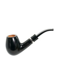 Resim Caminetto Fatta A Mano Nero 0534 9mm. Filtreli Akrilik Saplı Pipo 203641 