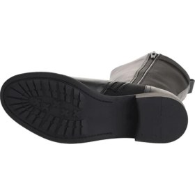 Resim Bueno Shoes Siyah Deri-Streç Kadın Düz Çizme 01WZ7406 01WZ7406 