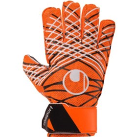 Resim Forforlu Turuncu - Beyaz - Siyah Uhlsport Kaleci Eldiveni Starter Resist 101134501 Turuncu 