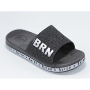 Resim Brn Home - Kaymaz Taban , Banyo, Deniz, Havuz, Plaj, Günlük, Siyah, Unısex Terlik 