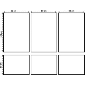 Resim Decozza Boyanabilir 6 Adet Hazır Çerçeve 2,5 cm (SET106) 