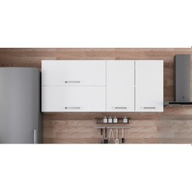 Resim Minar 170 Cm Mutfak Dolabı Beyaz 170-B1-Üst Modül Beyaz 