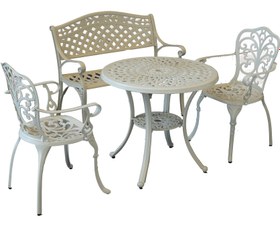 Resim Lyra İkili Oturma Grubu - Noktalı Beyaz 