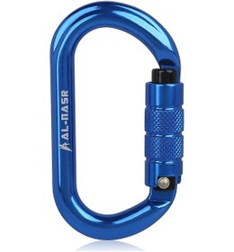 Resim Vkemall "25kn Profesyonel Vida Kilitlemeli Hafif Tırmanma Karabinası - Dağcılık, İple İniş Ve Kampçılık İçin" 