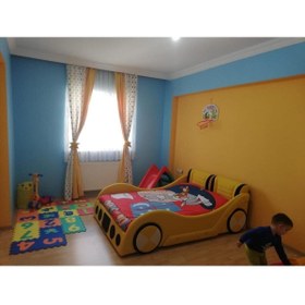 Resim Puf Bebe Montessori Serisi _yumuşacık Puf_bebek_çocuk_arabalı Yatak 120x200 Ölçüde (İÇ YATAK DAHİLDİR) 