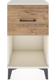 Resim Arges Komodin Tek Çekmeceli 44x30x80 Aytaşı-çam Aytaşı 