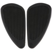 Resim Suntek Motosiklet Gaz Tank Pad Çekiş Yan Yakıt Diz Siyah 