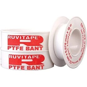 Resim Ruvitape Teflon Bandı Kırmızı 0,076MM*12MM*10M 
