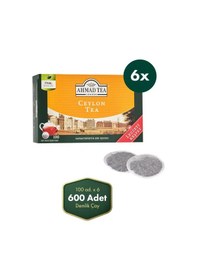 Resim Ahmad Tea Ceylon 100x3,2 Gr Demlik Poşet Çay X 6 Adet 