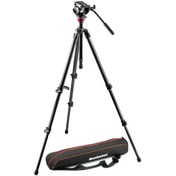 Resim MVH500AH, 755CX3 Carbon Fiber Video Tripod - Çantalı Manfrotto