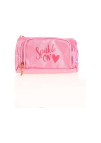 Resim Kaukko Sparkle Plump Kalem Çantası Tropical Pembe K2554 