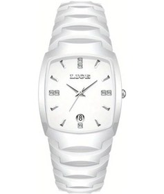 Resim Fochsia Lıge Erkek Spor Saati Gümüş Beyaz Kasa - Kuvars Mekanizma Siyah Kadran Altın İbre Diğer 