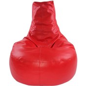 Resim Bambitoys Deri Armut Koltuk Büyük Kırmızı 85*75*30 Cm 