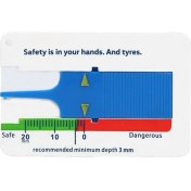 Resim Xiyu Shop Mavi Stil Araba Lastik Diş Derinliği Sürmeli Kaliper Cetvel Oto Tekerlek Lastik Kalınlığı Derinlik Göstergeleri Test Cihazı Metre Göstergesi Ölçme Aracı (Yurt Dışından) 