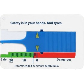 Resim Xiyu Shop Mavi Stil Araba Lastik Diş Derinliği Sürmeli Kaliper Cetvel Oto Tekerlek Lastik Kalınlığı Derinlik Göstergeleri Test Cihazı Metre Göstergesi Ölçme Aracı (Yurt Dışından) 