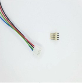 Resim Sanec 2,54mm 4 Pin 2510 Kablolu Dişi Konnektör + 180d Erkek Pcb Tipi 10cm - 0,50mm - Çift Taraflı 