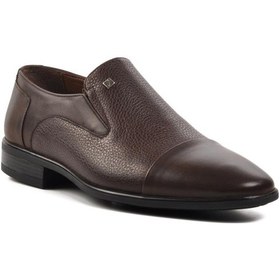 Resim Fosco 2809 Kahve Hakiki Deri Erkek Klasik Ayakkabı Kahve 