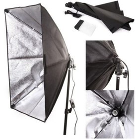 Resim Deyatech 50x70 Softbox Tiktok Ve Youtube Video Çekim Işığı 25 Watt Lamba 