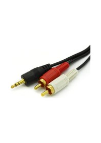 Resim Alfais 4654 3.5 mm Stereo To 2 Rca Aux Tos Ses Kulaklık Kablosu 