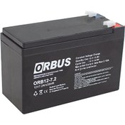 Resim Akü 12 Volt 7.2 Amper Orbus Upsler Için ORB12-7.2 (150 x 65 x 90 Mm) 