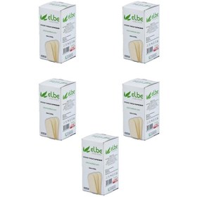 Resim Ağda Spatulası Ve Tahta Dil Basacağı 5' Li Set 100 Adet X 5 