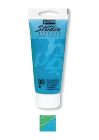Resim Pebeo Studio Akrilik Boya Green- Blue 100 Ml 832/358 
