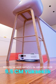 Resim Electroll Maxpro 5000pa Dual Cleaning Su Ve Toz Toplama Üniteli Robot Süpürge 