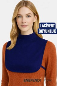 Resim NF ND ENEFENDİ Boyunluk Tesettür Lacivert | Kadın Fitted Model • Günlük Şık Aksesuar • Zarif ve Minimalist Tasarım 