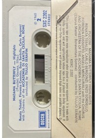 Resim Plak Değildir Kaset Tir Kaset Puccini Madama Butterfly Tebaldi 