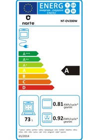 Resim Narte OV200W 73 L Elektrikli Ankastre Fırın 