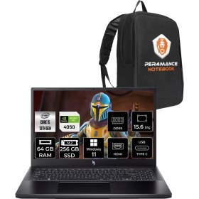 Resim Acer Nitro V 15 Intel Core I5 13420H 64GB 256GB SSD RTX4050/6GB 15.6'' Fhd 144Hz W11P Taşınabilir Bilgisayar & Per4 Çanta NHQNBEY004P411 