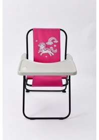 Resim Exent Kids 2 6 Yaş, Rainbow Unicorn Katlanır Portatif Çalışma Masası Ve Sandalye Tak-çıkarmasa-pembe Siyah 