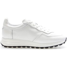 Resim Hakiki Deri Erkek Casual Ayakkabı 723ma5070 Beyaz 