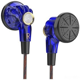 Resim Suofeng Mavi Qkz Mdr Kablolu Kulaklık, 16mm Dinamik Sürücü, Mikrofonlu, Kontrollü, Spor Ve Müzik İçin Uyumlu - 
