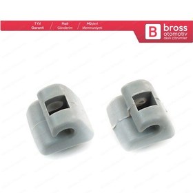 Resim Mercedes E Sınıfı için 2 Adet Sunvisor Güneşlik Klipsi Gri N11.9567 