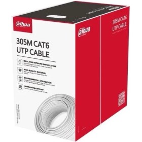 Resim Dahua PFM920I-6UN-C 305M Utp Cat6 Cpr E Oksijensiz Bakır (% 99,97 Saflık) Cat6 Kablo 