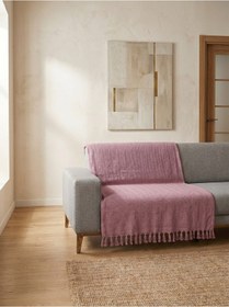 Resim Balık Sırtı Serisi/gül Kurusu/koltuk Örtüsü 